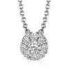 Zeghani NGP100 Pendant in 14k Gold with Diamonds