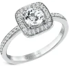 Zeghani NGR125 Engagement Ring in 14k Gold with Diamonds
