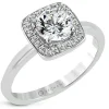 Zeghani NGR122 Engagement Ring in 14k Gold with Diamonds