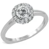 Zeghani NGR108 Engagement Ring in 14k Gold with Diamonds