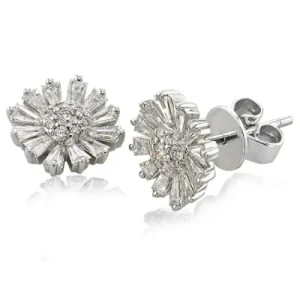 Zeghani ZE841 Earring in 14k Gold with Diamonds