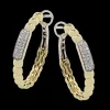 Zeghani ZE866 Earring in 14k Gold with Diamonds