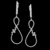 Zeghani ZE869 Earring in 14k Gold with Diamonds