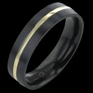 Zeghani ZM116 Men Ring in 14k Gold