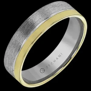 Zeghani ZM137 Men Ring in 14k Gold