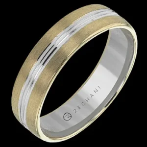 Zeghani ZM138 Men Ring in 14k Gold