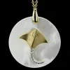 Zeghani ZP1213 Pendant in 14k Gold with Diamonds