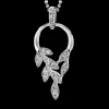 Zeghani ZP1315 Pendant in 14k Gold with Diamonds