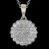 Zeghani ZP1247 Pendant in 14k Gold with Diamonds