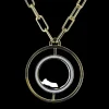 Zeghani ZP1360 Pendant in 14k Gold with Diamonds
