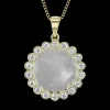 Zeghani ZP1251 Pendant in 14k Gold with Diamonds