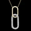 Zeghani ZP1317 Pendant in 14k Gold with Diamonds