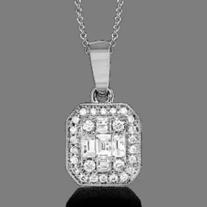 Zeghani ZP732 Pendant in 14k Gold with Diamonds