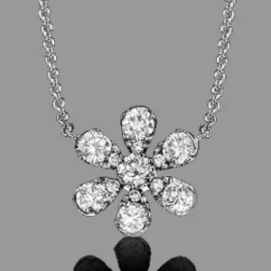 Zeghani ZP829 Pendant in 14k Gold with Diamonds