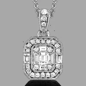 Zeghani ZP831 Pendant in 14k Gold with Diamonds