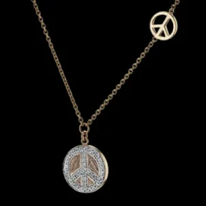 Zeghani ZP916 Pendant in 14k Gold with Diamonds