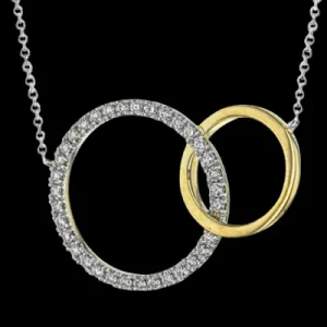Zeghani ZP954 Pendant in 14k Gold with Diamonds