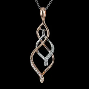 Zeghani ZP1059 Pendant in 14k Gold with Diamonds