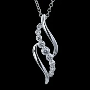 Zeghani ZP1267 Pendant in 14k Gold with Diamonds