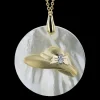 Zeghani ZP1215 Pendant in 14k Gold with Diamonds