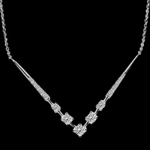 Zeghani ZP1322 Pendant in 14k Gold with Diamonds