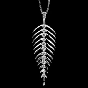 Zeghani ZP1270 Pendant in 14k Gold with Diamonds