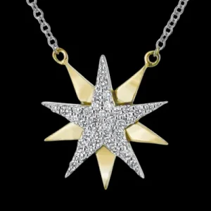 Zeghani ZP1104 Pendant in 14k Gold with Diamonds