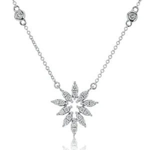 Zeghani ZP1177 Pendant in 14k Gold with Diamonds