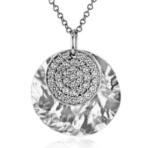 Zeghani ZP1124 Pendant in 14k Gold with Diamonds
