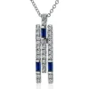 Zeghani ZP1125 Pendant in 14k Gold with Diamonds