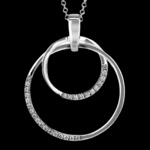 Zeghani ZP1226 Pendant in 18k Gold with Diamonds