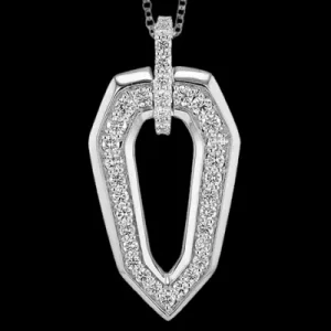 Zeghani ZP1228 Pendant in 14k Gold with Diamonds