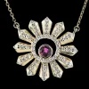 Zeghani ZP1395 Pendant in 14k Gold with Diamonds