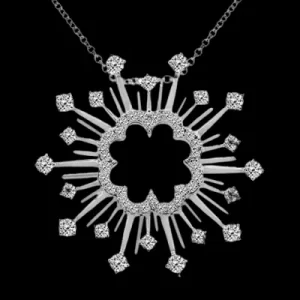 Zeghani ZP1304 Pendant in 14k Gold with Diamonds