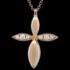 Zeghani ZP1349 Pendant in 14k Gold with Diamonds