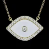 Zeghani ZP1243 Pendant in 14k Gold with Diamonds