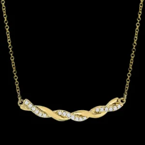 Zeghani ZP1164 Pendant in 14k Gold with Diamonds