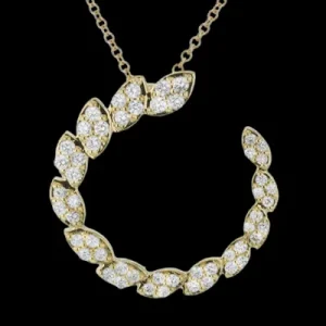 Zeghani ZP1168 Pendant in 14k Gold with Diamonds