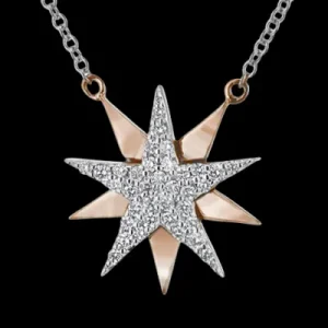 Zeghani ZP1104 Pendant in 14k Gold with Diamonds