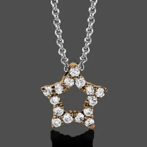 Zeghani ZP288 Pendant in 14k Gold with Diamonds