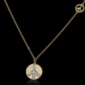 Zeghani ZP916 Pendant in 14k Gold with Diamonds