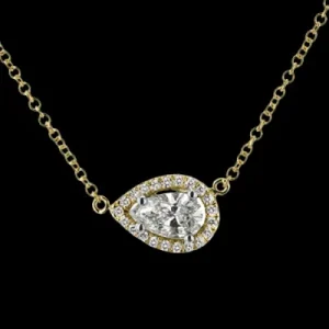Zeghani ZP992 Pendant in 14k Gold with Diamonds