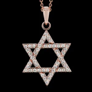 Zeghani ZP1054 Pendant in 14k Gold with Diamonds