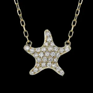 Zeghani ZP1276 Pendant in 14k Gold with Diamonds