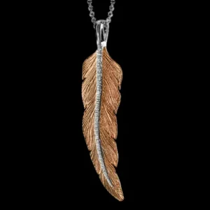 Zeghani ZP917-R Pendant in 14k Gold with Diamonds