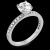 Zeghani ZR1564 Engagement Ring in 14k Gold with Diamonds