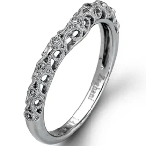 Zeghani ZR915 Engagement Ring in 14k Gold with Diamonds