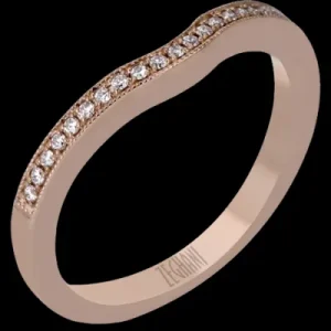 Zeghani ZR1137 Engagement Ring in 14k Gold with Diamonds