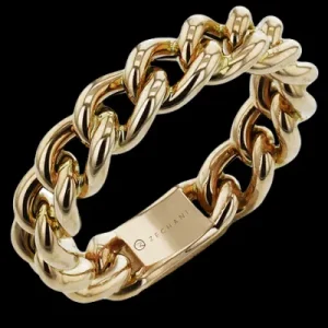 Zeghani ZR2428 Right Hand Ring in 14k Gold