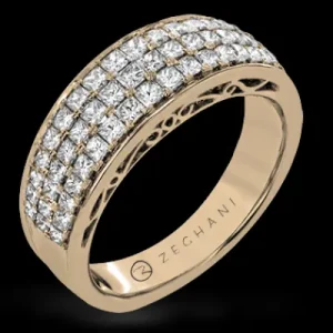 Zeghani ZR1641 Right Hand Ring in 14k Gold